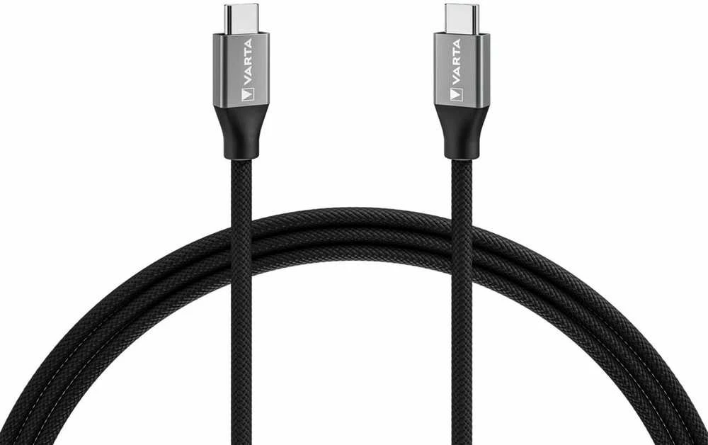 Varta Speed įkrovimo ir sinchronizavimo kabelis USB Type C iki C tipo 57936 laidas