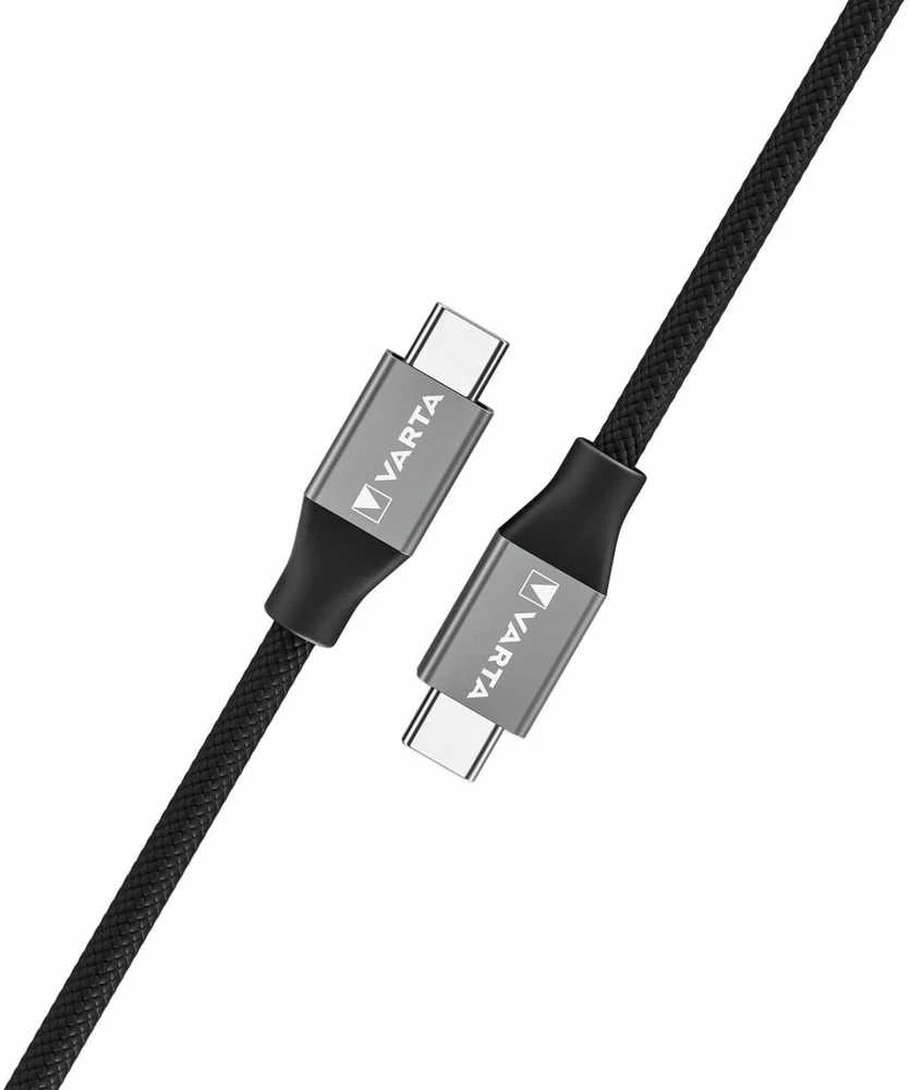 Varta Speed įkrovimo ir sinchronizavimo kabelis USB Type C iki C tipo 57936 laidas
