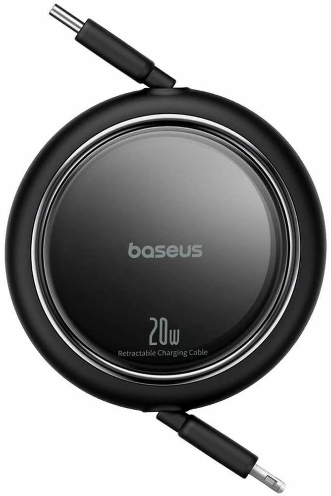 USB kabelis Baseus Free2Pull USB-C iki iP 20W 1m (juodas)