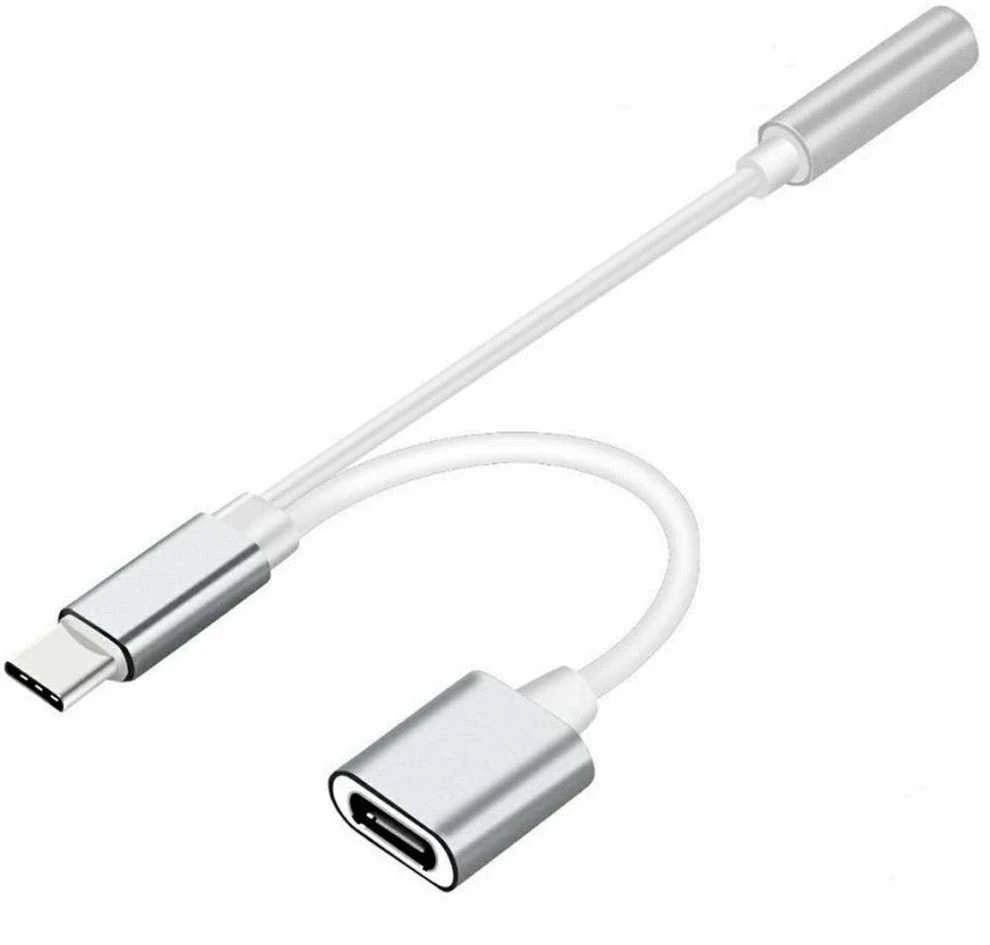 USB C tipo į 3,5 mm garso adapteris
