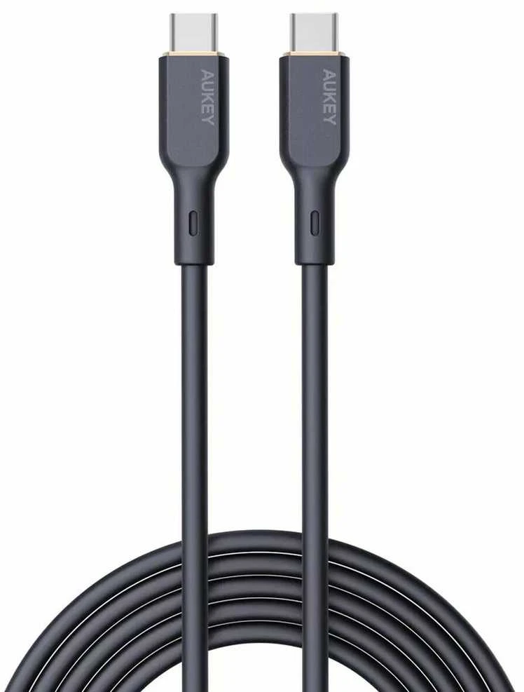USB Kabelis - Aukey 100W 5A PD 1m, Juodas