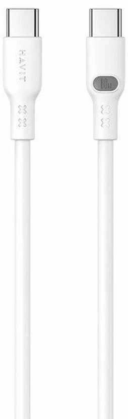 Havit CB6280 - USB Type C į USB Type C laidas, 1 m (baltas)
