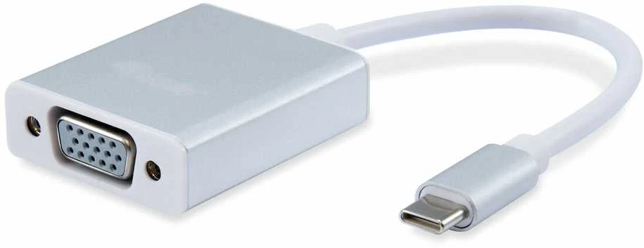 Equip USB įranga USB-C – VGA adapteris baltas (133451)