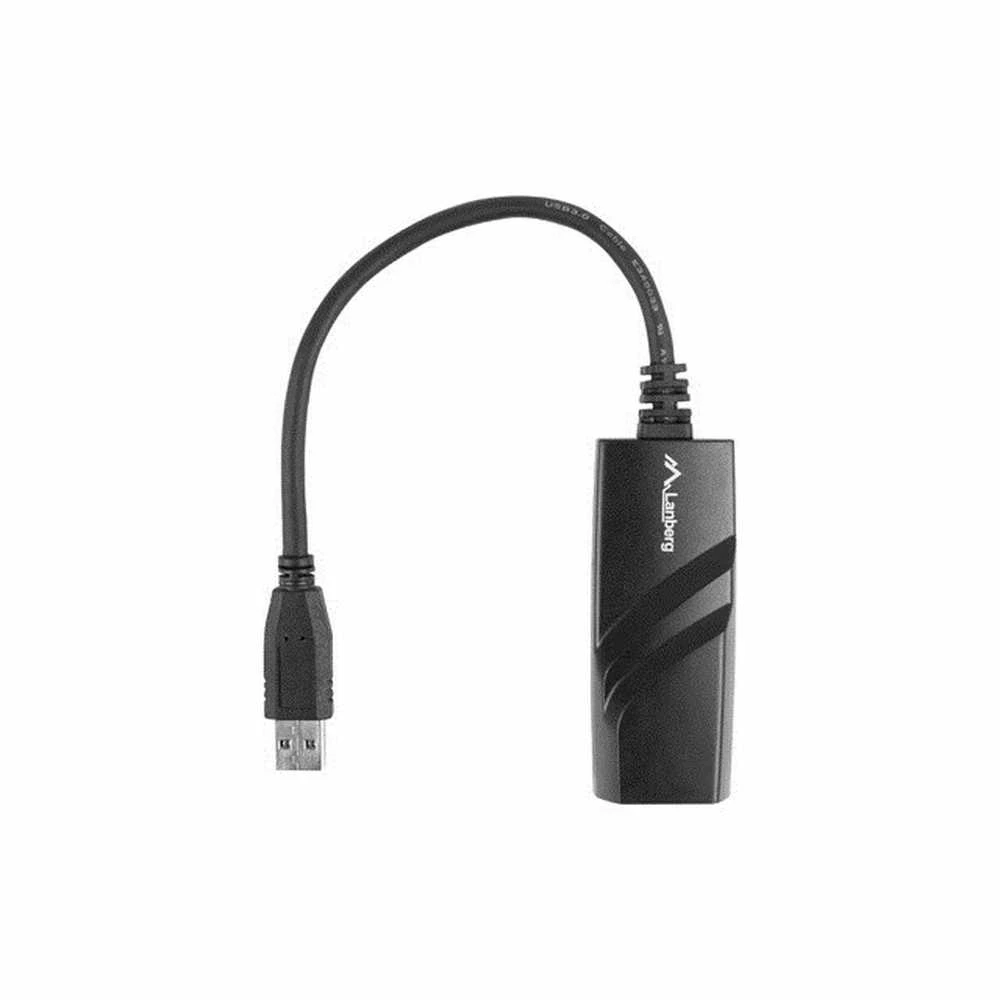 LANBERG NC-1000-01 Adapteris Lan Card USB 3.0 – RJ45 1GB ant kabelio