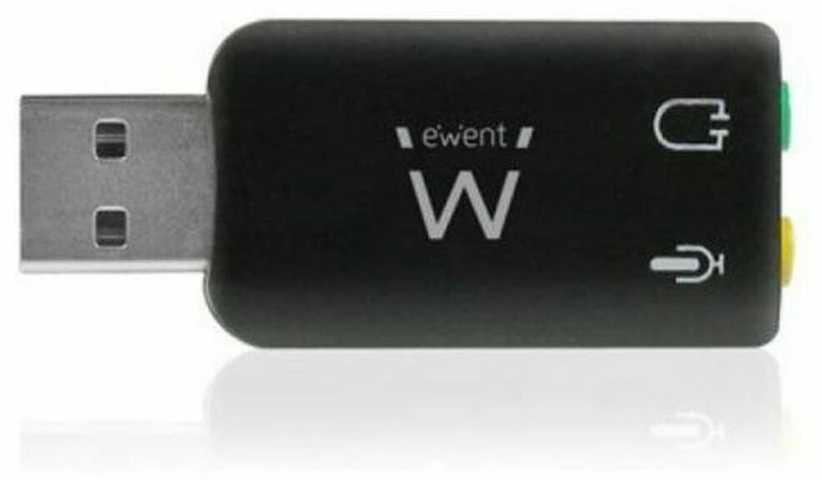 Ewent EW3751 USB garso adapteris su mikrofono ir ausinių jungtimis