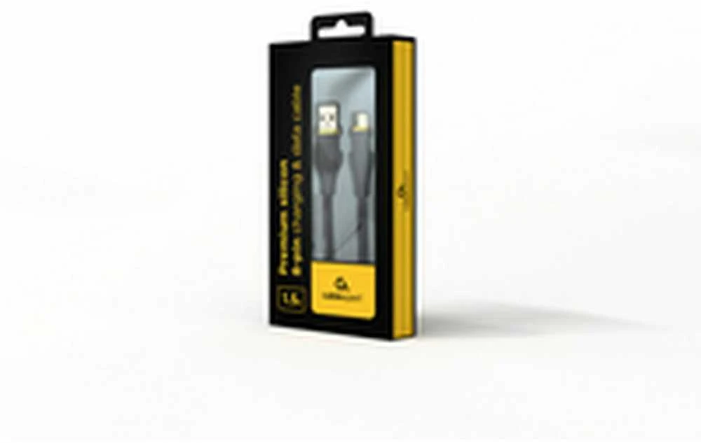 KABELIO ŽAIBAS Į USB2 1.5M/CC-USB2S-AM8PM-1.5M-BK GEMBIRD