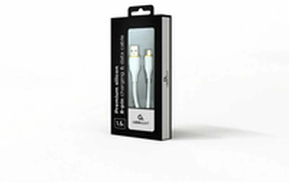 KABELIO ŽAIBAS Į USB2 1.5M/CC-USB2S-AM8PM-1.5M-W GEMBIRD