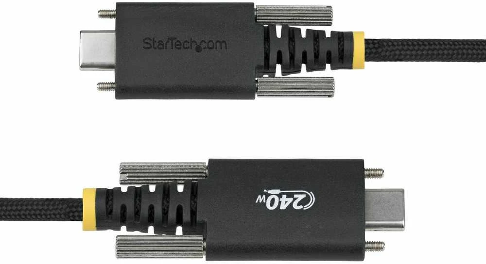 USB kabelis StarTech USB-C - USB-C 2 m, juodas (S2CEPR2M-USBSL-CABLE)