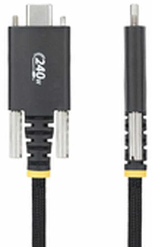 USB kabelis StarTech USB-C - USB-C 2 m, juodas (S2CEPR2M-USBSL-CABLE)