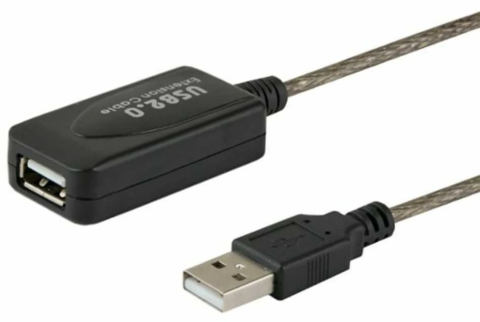 USB Kabelis - Savio 5m Aktyvus Pratęsimas