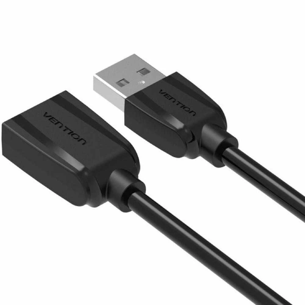 Vention Prailginimo kabelis USB 3.0, išorinis USB į moterišką USB, ventiliacija 3 m (juoda)