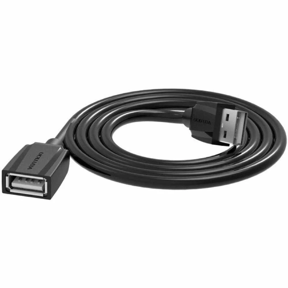 Vention Prailginimo kabelis USB 3.0, išorinis USB į moterišką USB, ventiliacija 3 m (juoda)