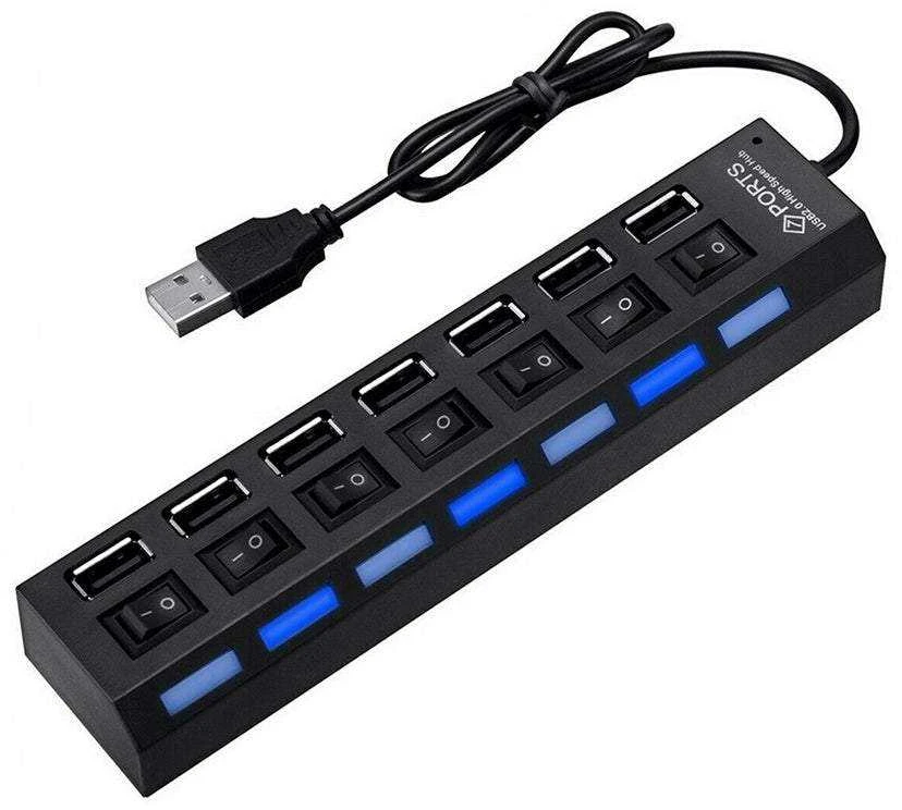 Fusion USB šakotuvas 7 portų 2.0