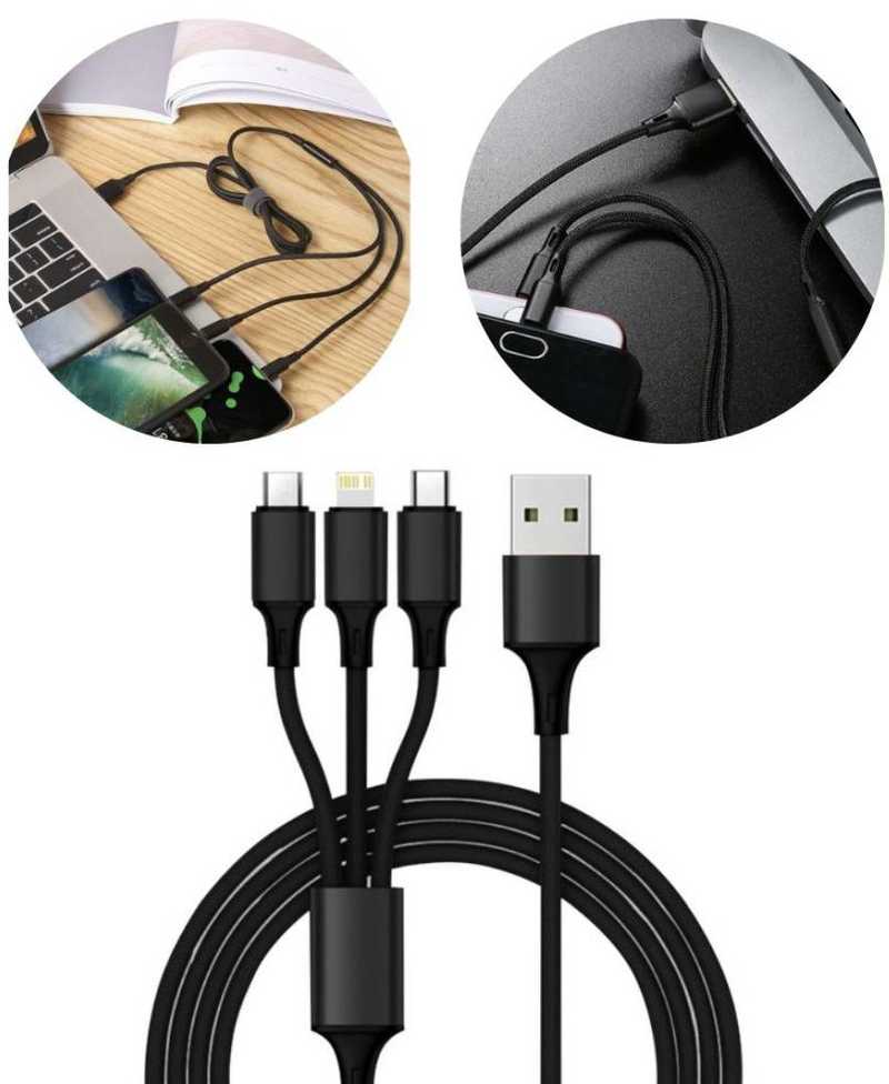 USB laidas 3in1 Izoxis 22194