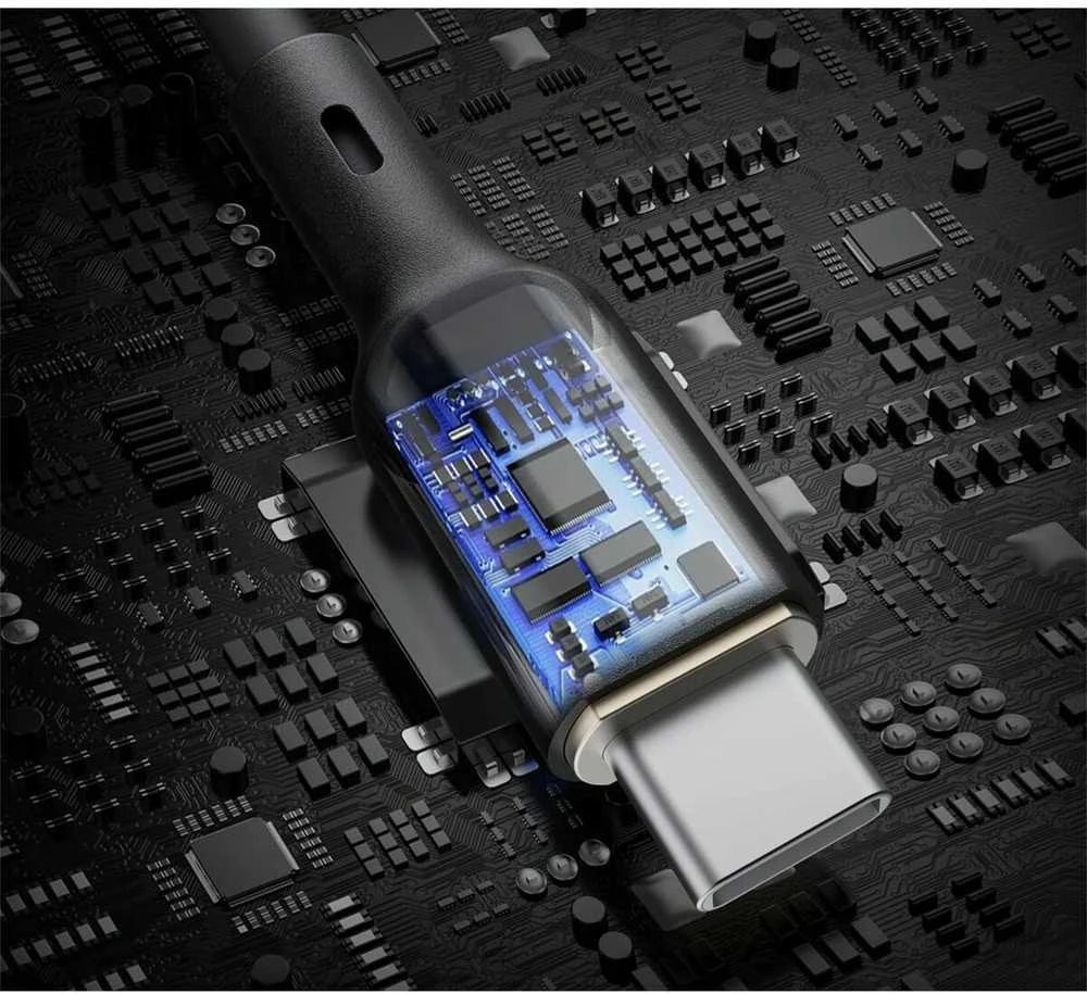 USB Laidas - Aukey CB-SCC241 240W 5A 20V Nailonas Juodas