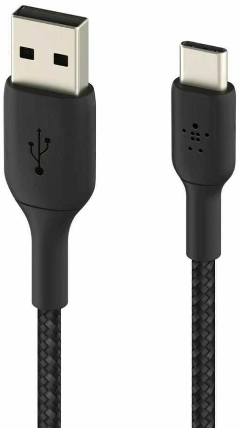 USB Kabelis - Belkin CAB002BT3MBK 3 m Juodas USB A į USB C