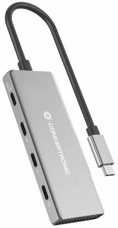 Adapteris AV Conceptronic CONCEPTRONIC Dock USB-C->4xUSB-C 100WPD o.įkroviklis 0.25m gr
