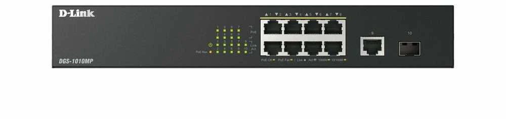 Šakotuvas D-Link DGS-1010MP/E