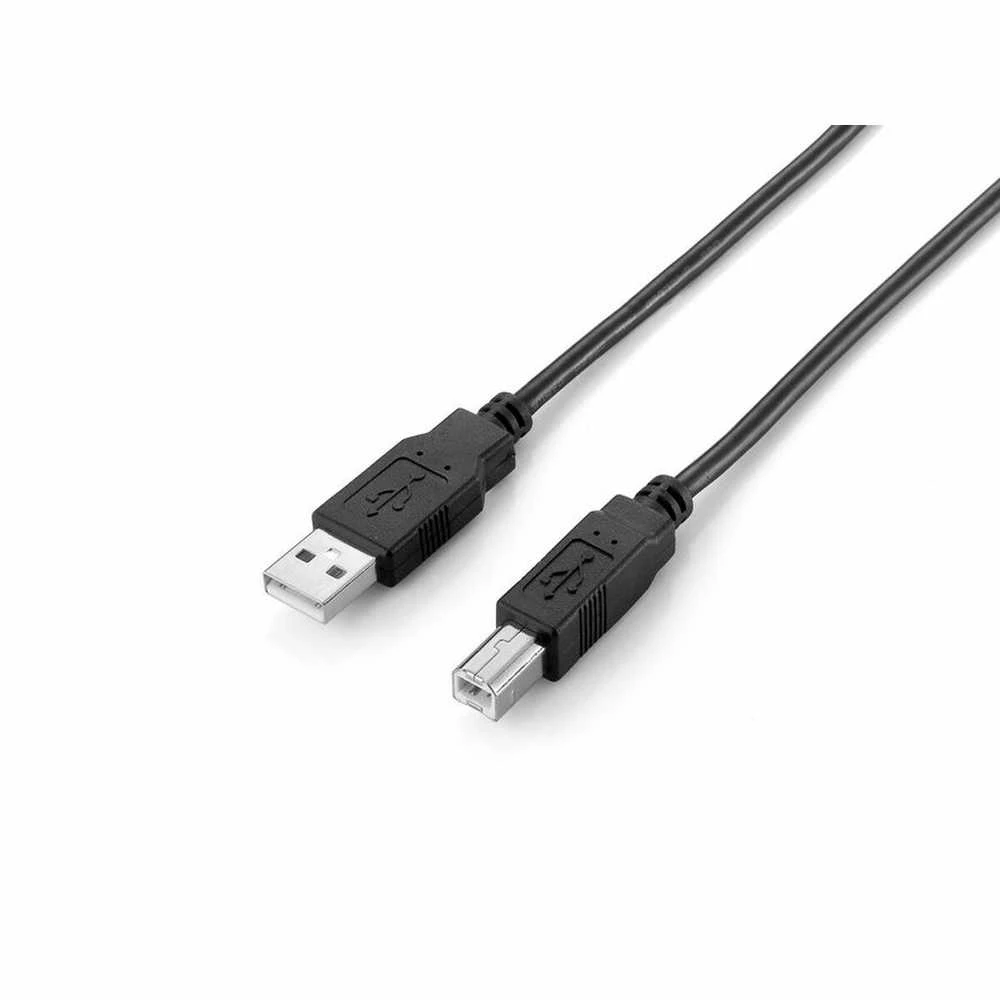 Kabelis USB Equip USB-A - USB-B 2 m Juodas (128864)