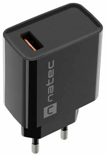 Natec Ribera USB įkroviklis su oranžine jungtimi