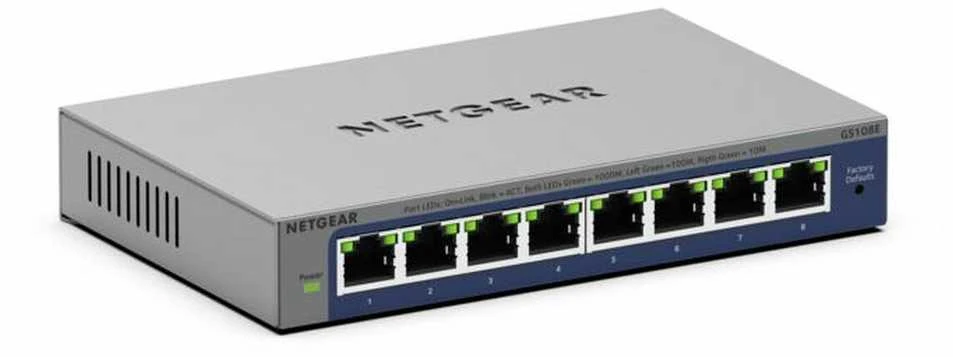Šakotuvas Netgear GS108E-400EUS