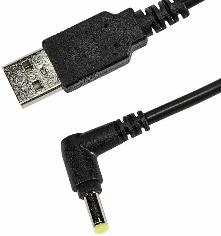 Kabelis USB Triton Socket Mobile į DC kištuką įkrovimo kabelis 1.5M Juodas 1,5 m USB A