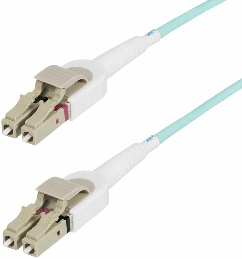 StarTech StarTech 450FBLCLC5SW optinis kabelis 5 m LC LOMM OM4 Aqua spalva