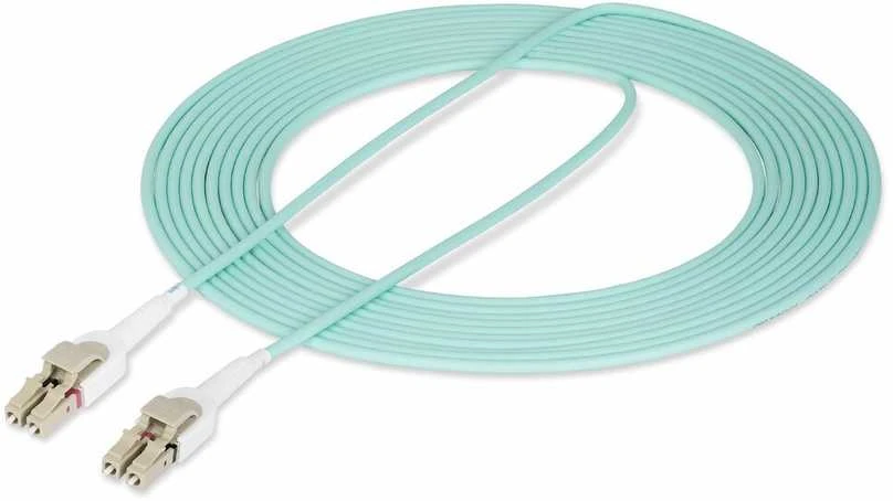StarTech StarTech 450FBLCLC5SW optinis kabelis 5 m LC LOMM OM4 Aqua spalva