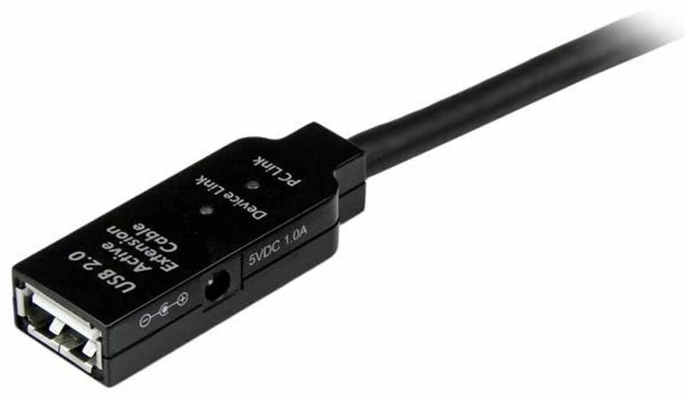 USB laidas Startech USB2AAEXT35M Juoda