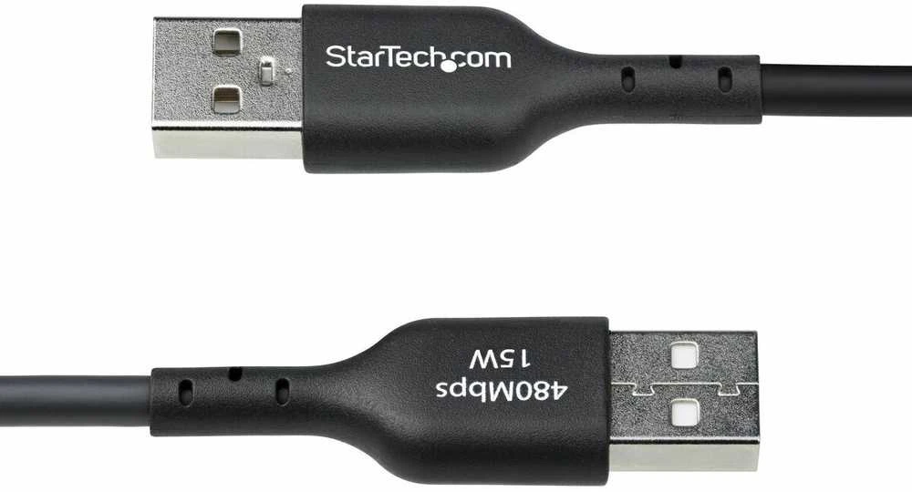 Kabelis USB StarTech USB-A - USB-C 3 m Juodas (USB2AC3MNC)
