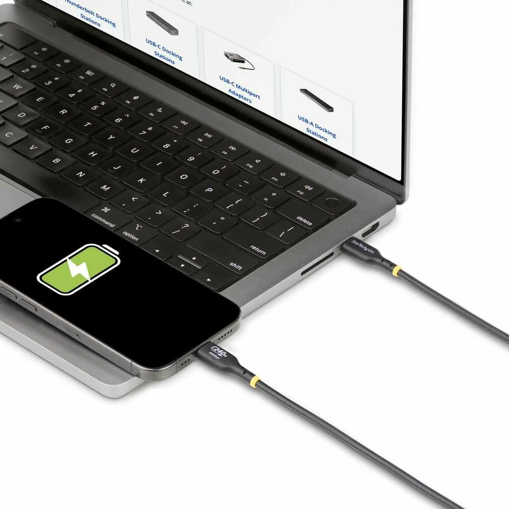 USB kabelis StarTech USB-C - USB-C 4 m juodas (10 jungčių)