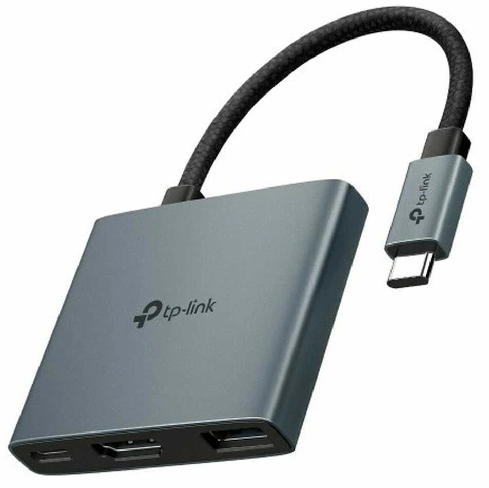 TP-Link UH3020C USB-C šakotuvas su pintu laidu