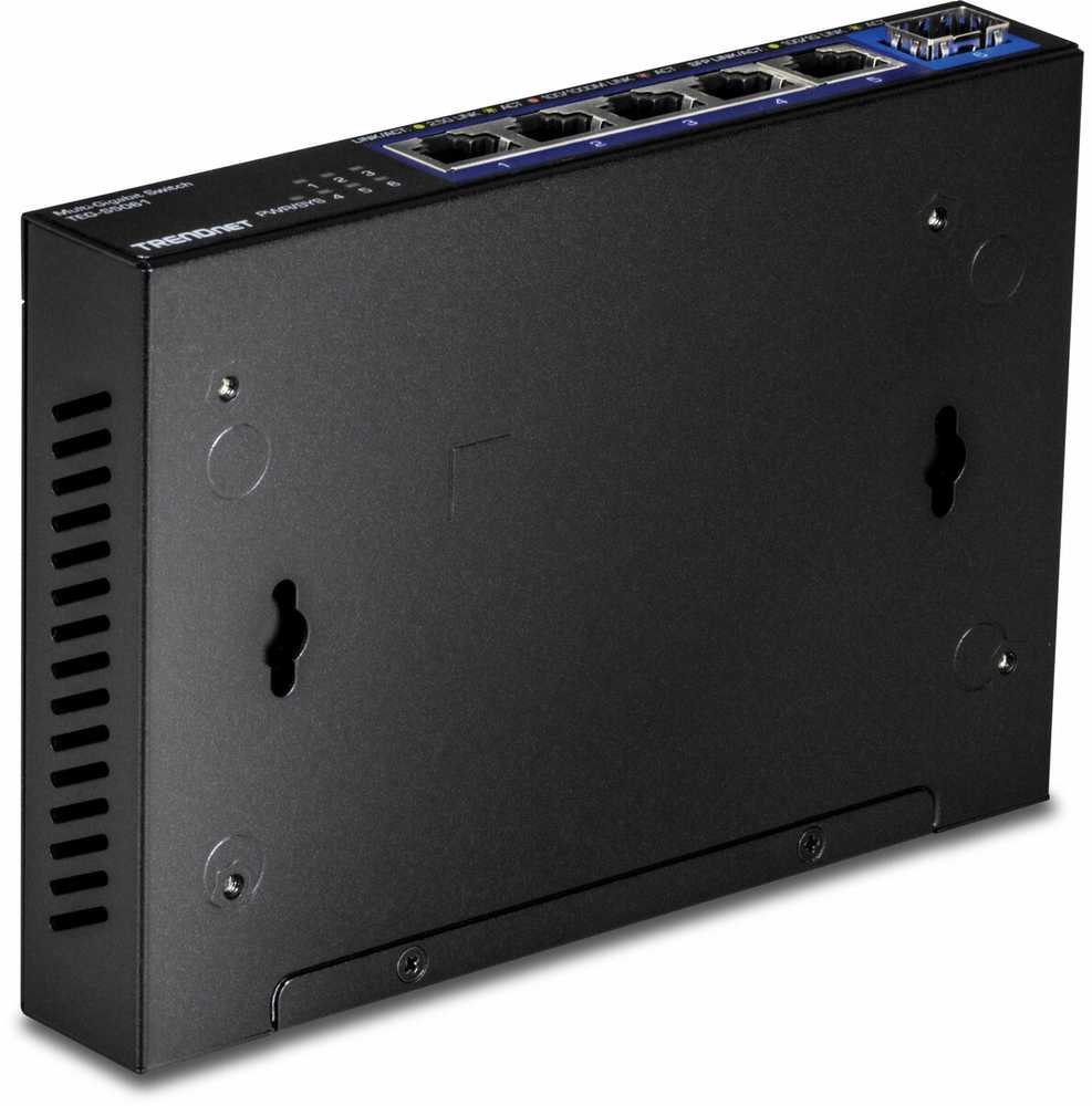 Šakotuvas Trendnet 6-PORT 2.5G UNMANAGED SWITCH - W. 10 G SFP+ PORT