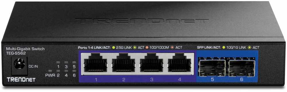 Šakotuvas Trendnet 6-PORT MULTI-GIG SWITCH - SWITCH