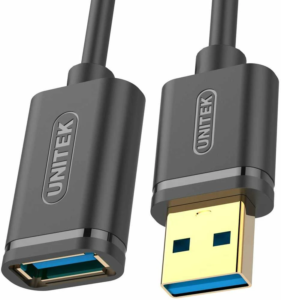 UNITEK Y-C457GBK Unitek USB plėtinio keitiklis USB3.0 AM-AF, 1,0m Y-C457GBK