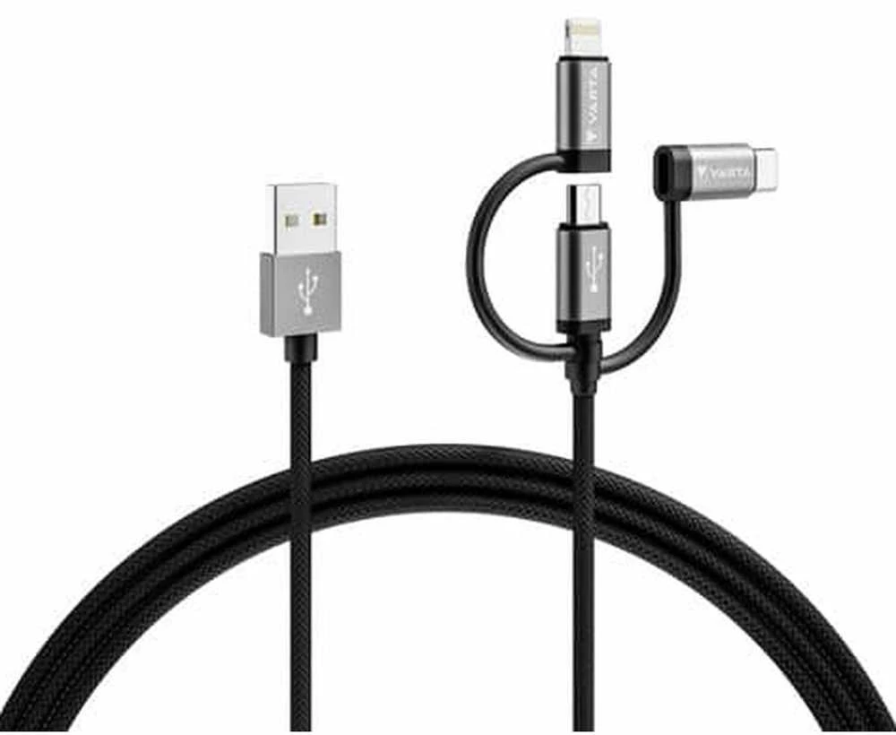 Varta 3in1 Speed Charge & Sync Cable 57937 laidas