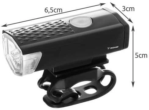 Trizand USB LED dviračio žibintas + galinis žibintas 23679