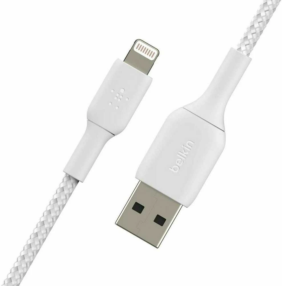 Belkin CAA002bt0MWH BOOST CHARGE™ Lightning įkroviklis su USB-A laidu, 0,15 m, baltas