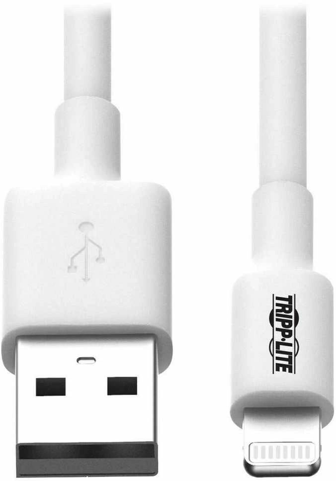 USB kabelis Eaton Lightning - USB-A 1.8 m Baltas (M100-006-WH)