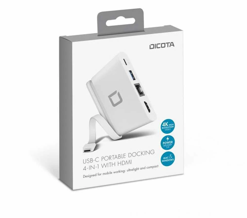 DICOTA USB-C nešiojamasis dokas 4 viename su HDMI