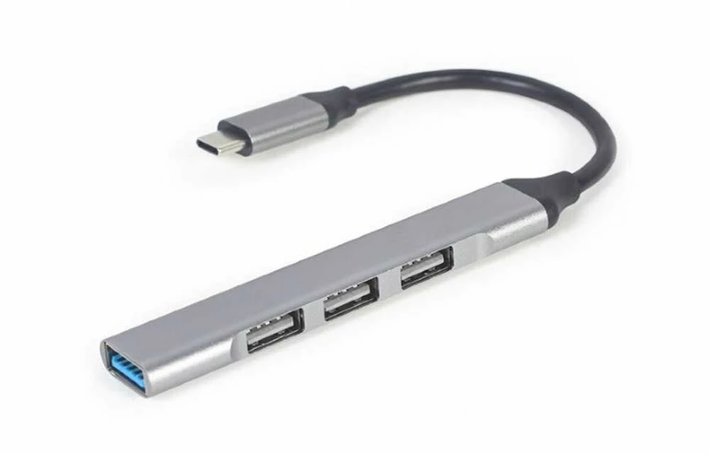 Įvesties/išvesties šakotuvas USB-C 4 prievadų GEMBIRD