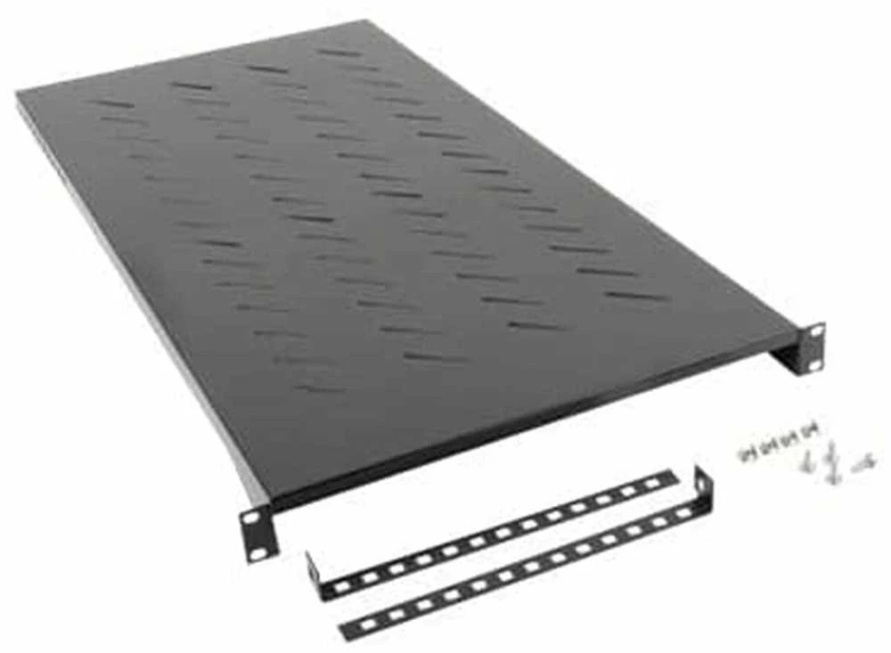 LANBERG 19 fiksuota lentyna 1U/483x900mm max keliamoji galia iki 25kg juodas