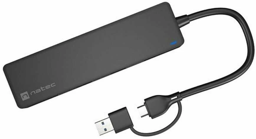 Natec USB 3.0 HUB, Mayfly, 4-Port, Juodas | Natec | USB 3.0 HUB, Mayfly, 4-Port | Moth NHU-1342 | Juodas | 0.15 m