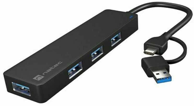 Natec Mayfly USB 3.0 šakotuvas su dviem jungtimis