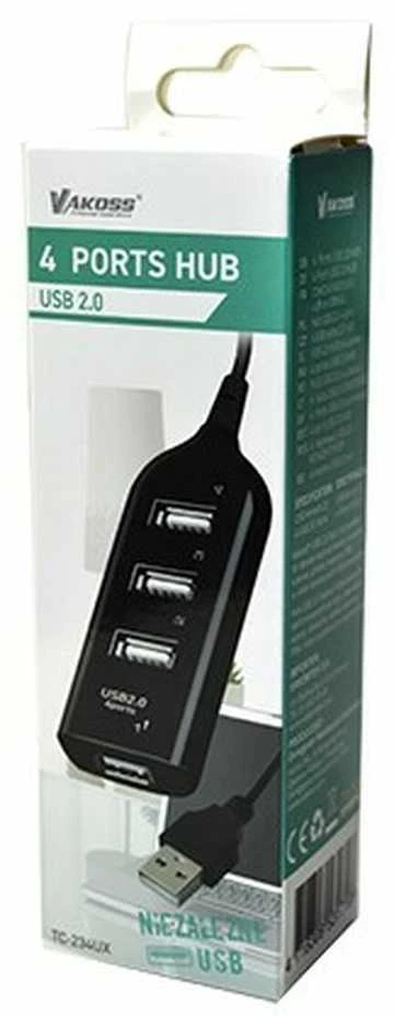 USB Adapteris - Vakoss TC-234UX USB 2.0 Juodas