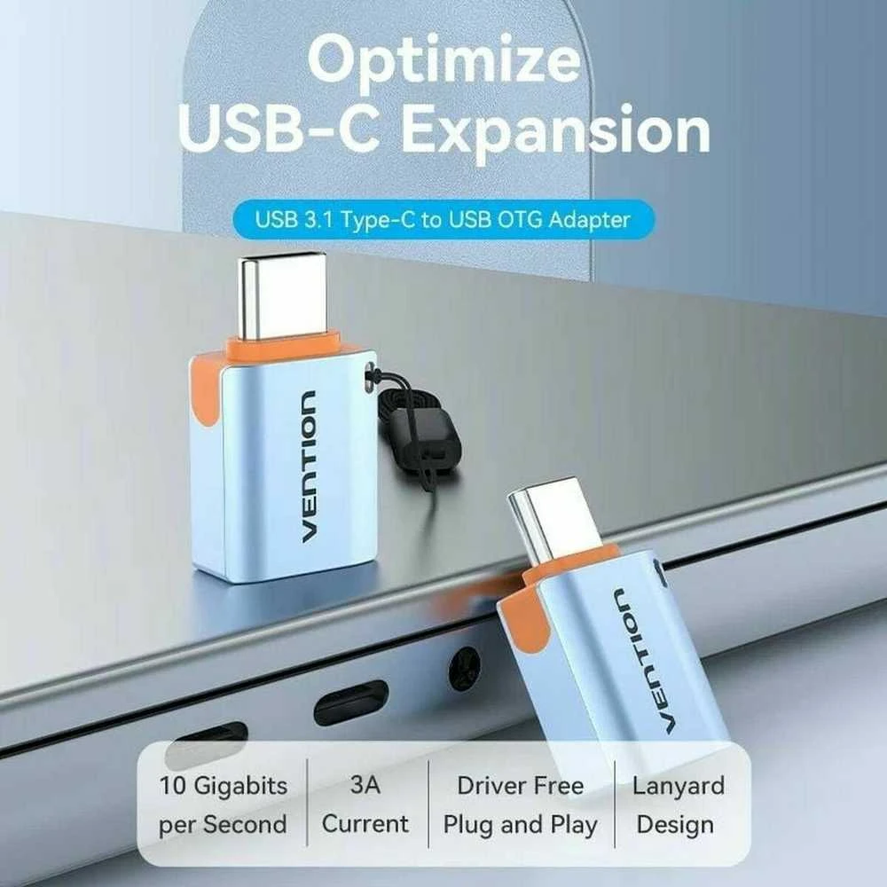 Vention USB-C į USB adapteriai su virvelėmis