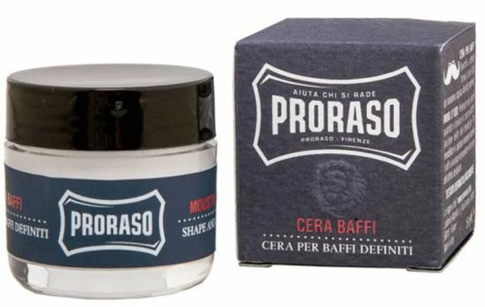 PRORASO Vaškas ūsams Wood & Spice, 15 ml