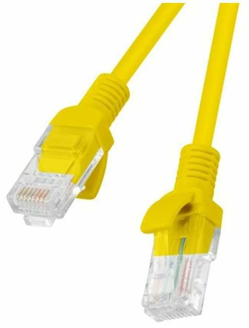 LPATCHCORD KAT.5E UTP 1.5M Geltonas FLUKE PASSED LANBERG 10-PACK