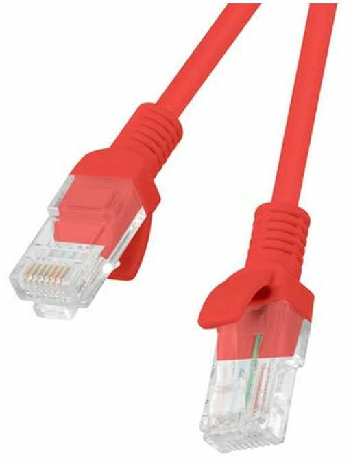 Lanberg 10-Pack Patchcord kat.5e UTP 2m raudona Fluke Passed