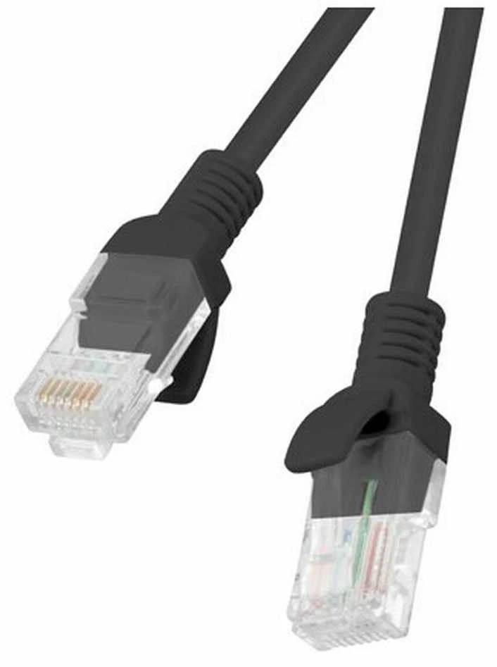 LANBERG PCU5-20CC-0200-BK Patchcord RJ45 kat. 5e UTP 2m juodas 10-Pack